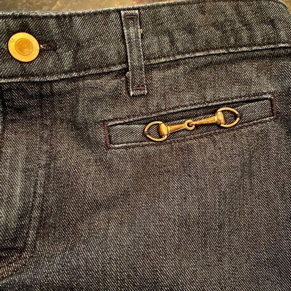 George Designs by Mark Eisen Denim Capri Sz 10 - Picture 4 of 11